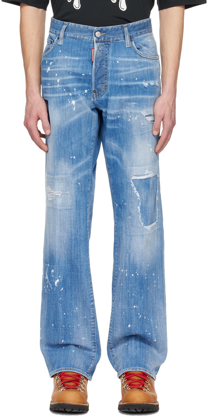 

Синие джинсы Roadie Dsquared2