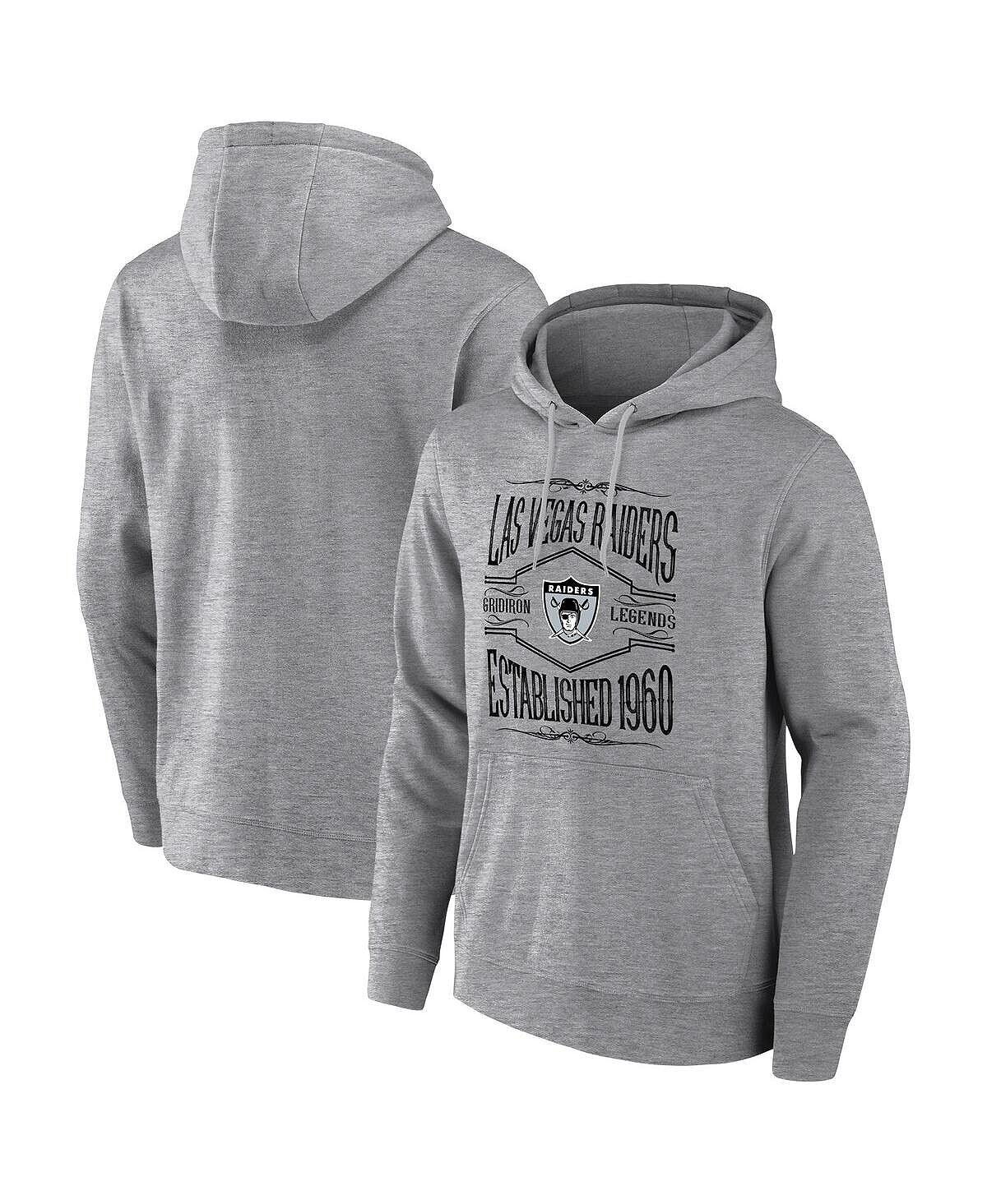 

Мужская коллекция nfl x darius rucker от heathered grey las vegas raiders 2-hit pullover hoodie Fanatics, мульти