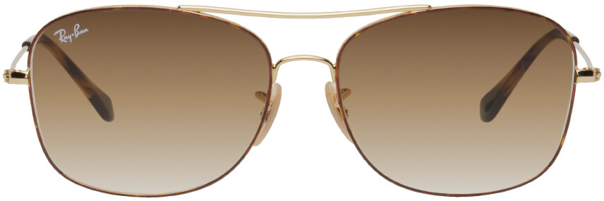 

Золотые солнцезащитные очки RB3611 Ray-Ban