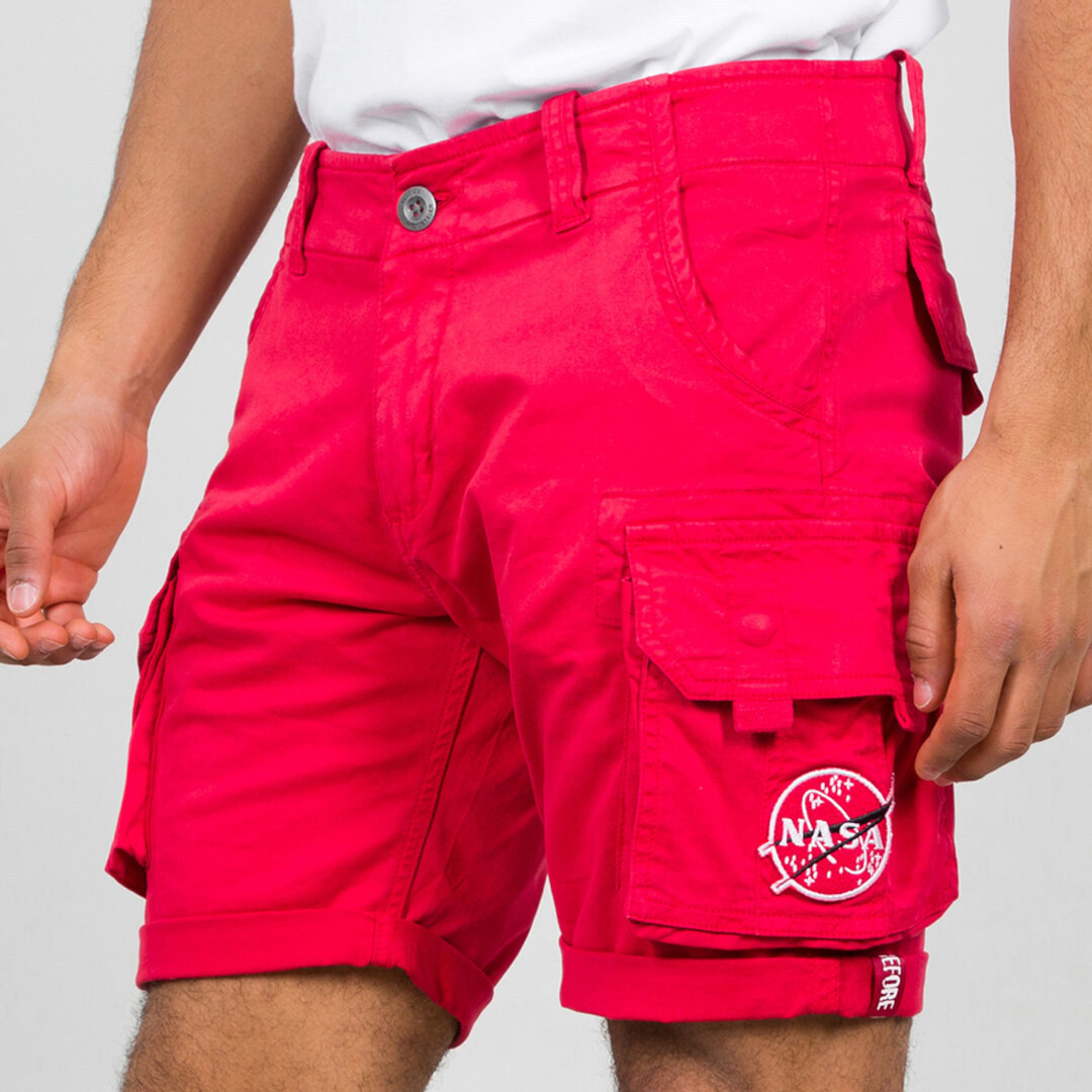 

Шорты Alpha Industries NASA, красные