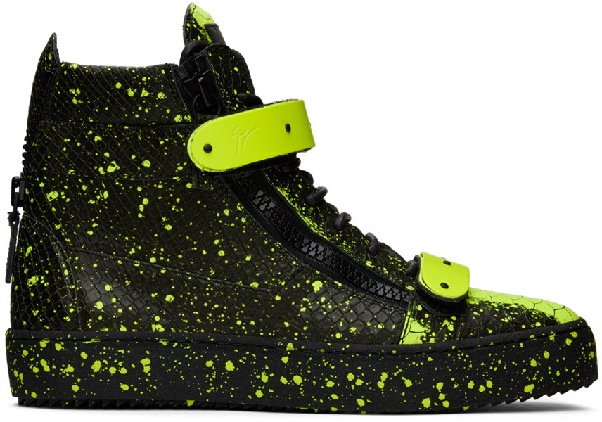 

Черно-желтые кроссовки Coby Giuseppe Zanotti