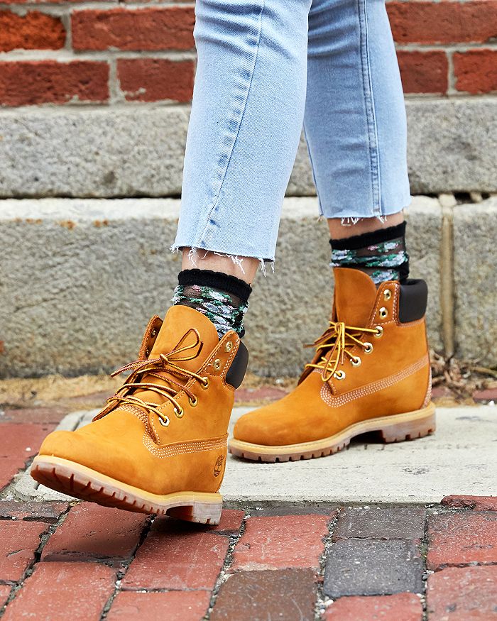 Timberland on feet