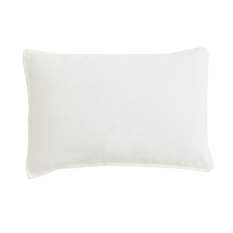 Чехол для декоративной подушки H&M Home Washed Linen, белый