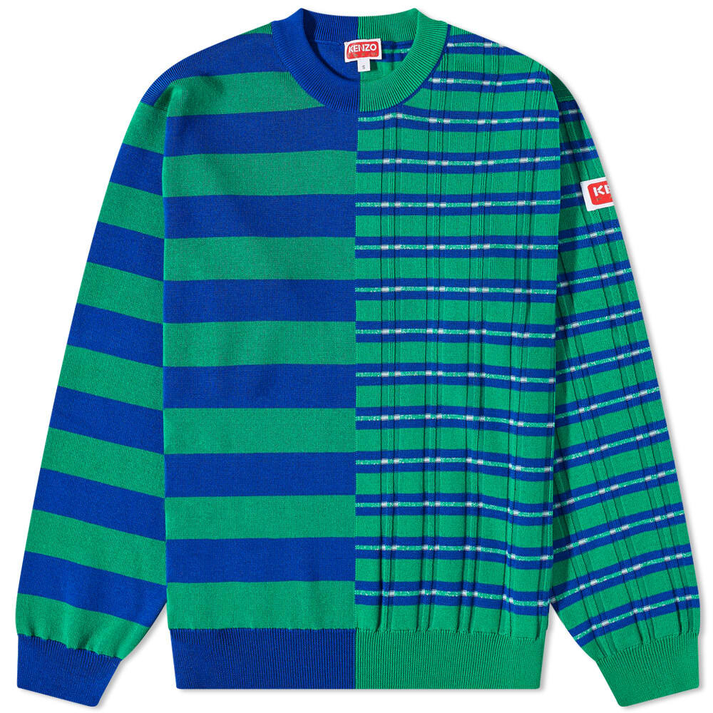 

Джемпер Kenzo Split Striped Crew Neck, Зеленый
