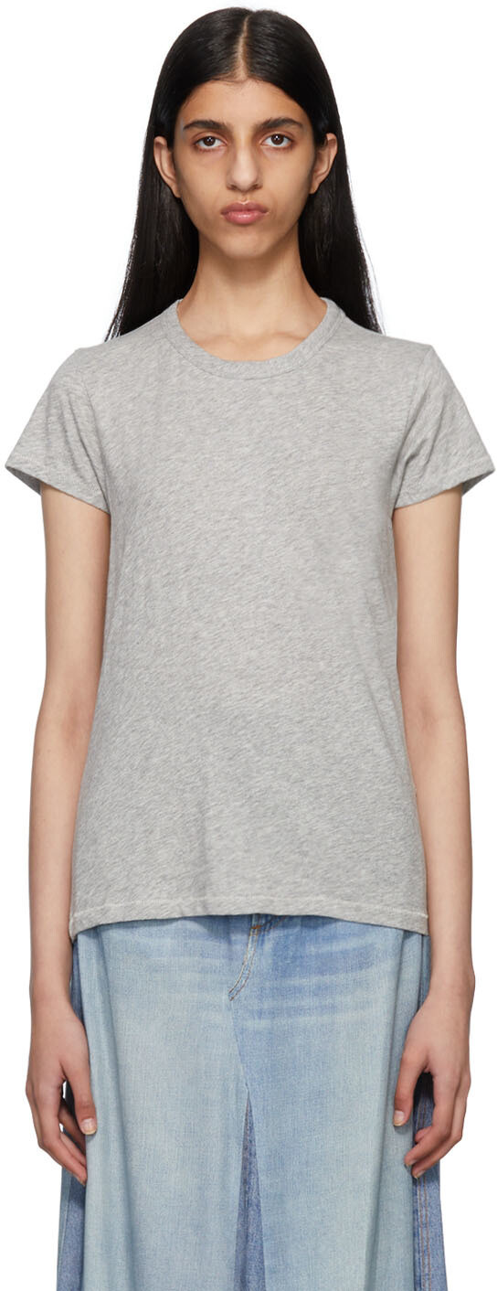 

Серая футболка The Slub rag & bone
