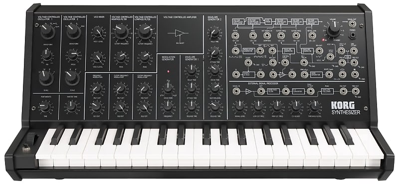 Мини-монофонический аналоговый синтезатор Korg MS-20 - фото