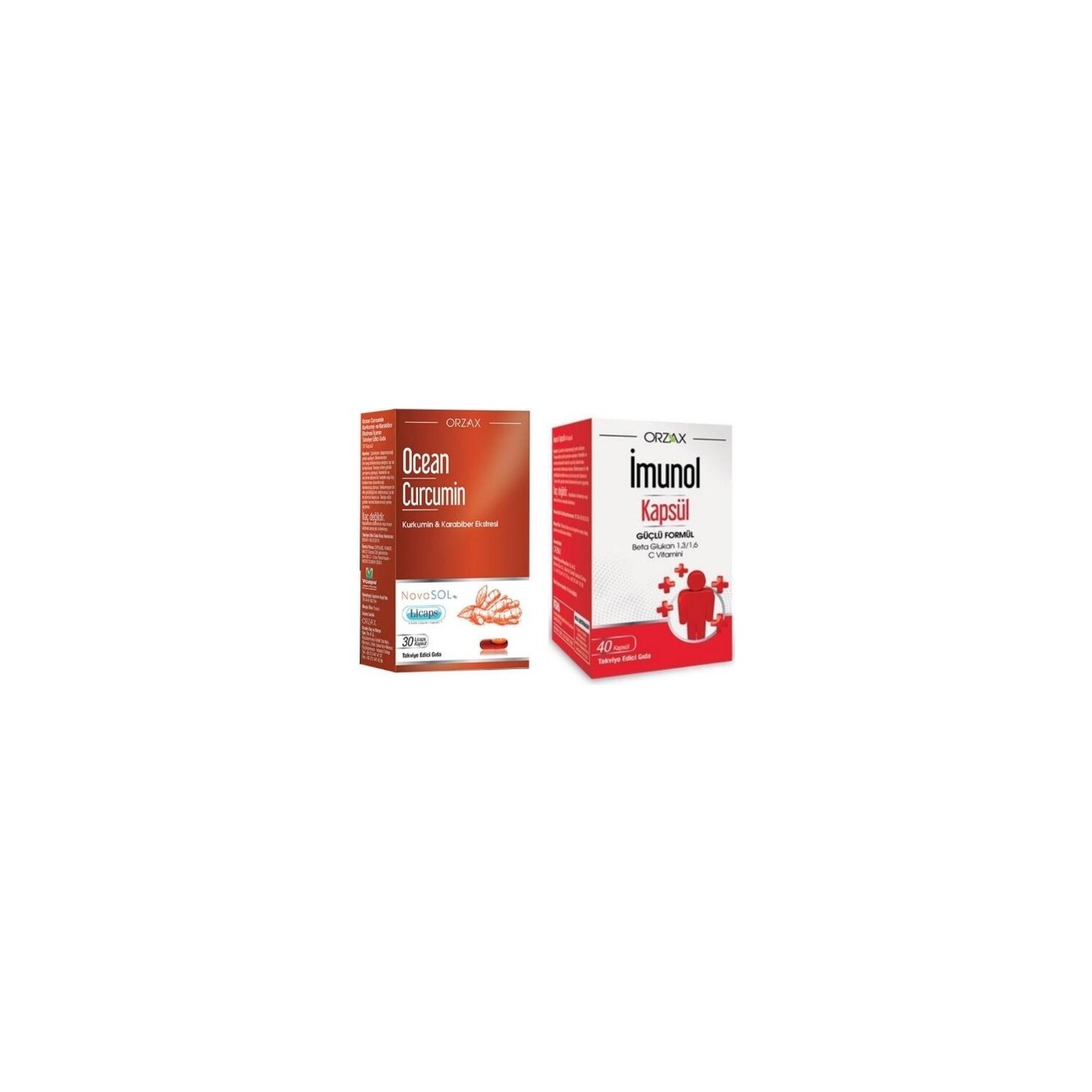 

Куркумин 30 капсул и Imunol Beta Glucan Ocean 40 капсул