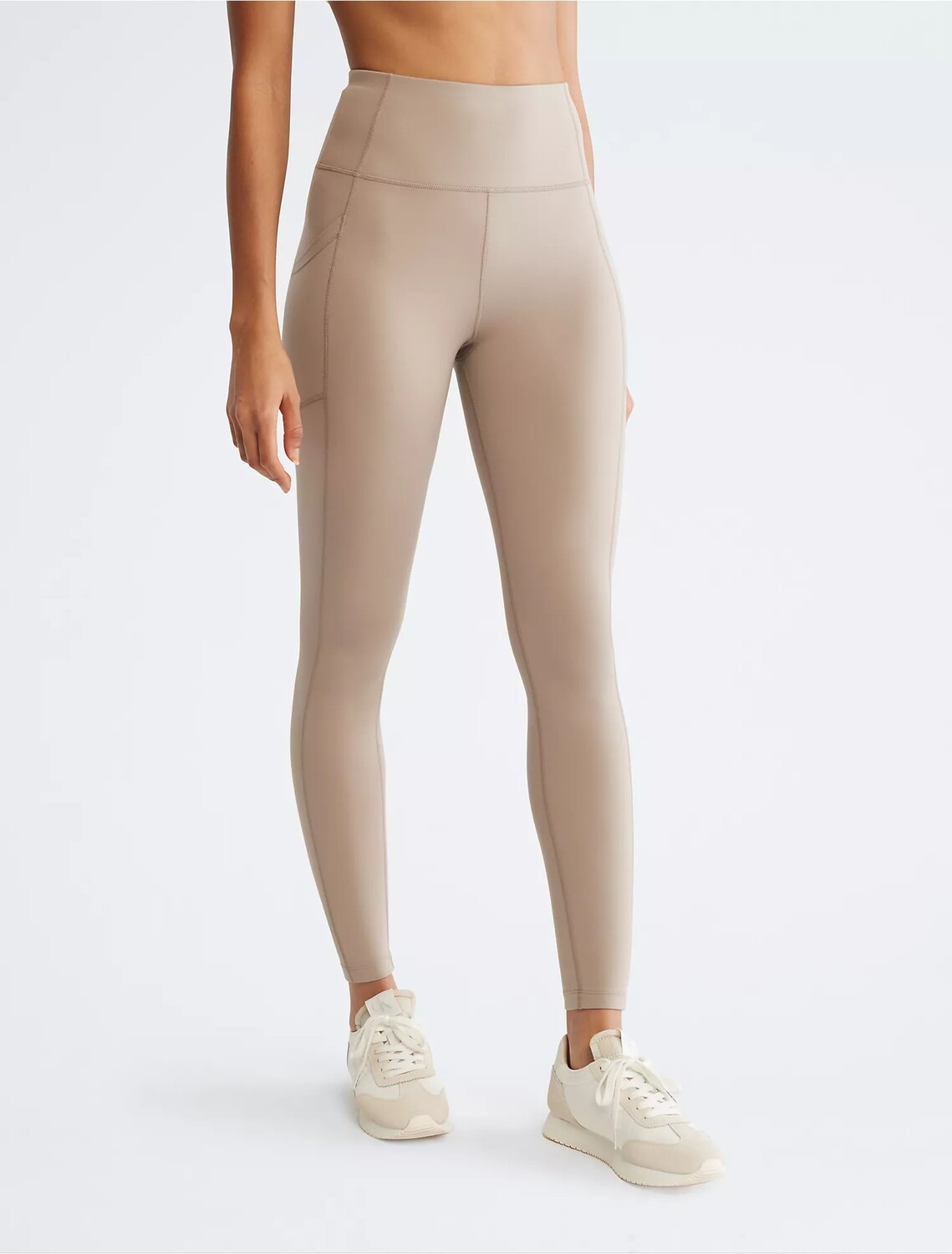 

Леггинсы Calvin Klein Performance Embrace Super High Waist, бежевый