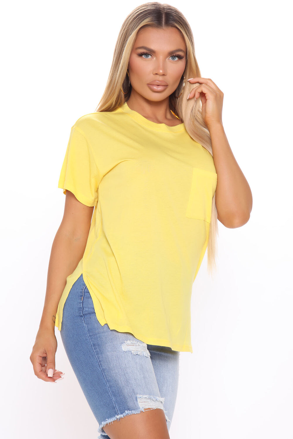 

Топ Fashion Nova 72581, желтый