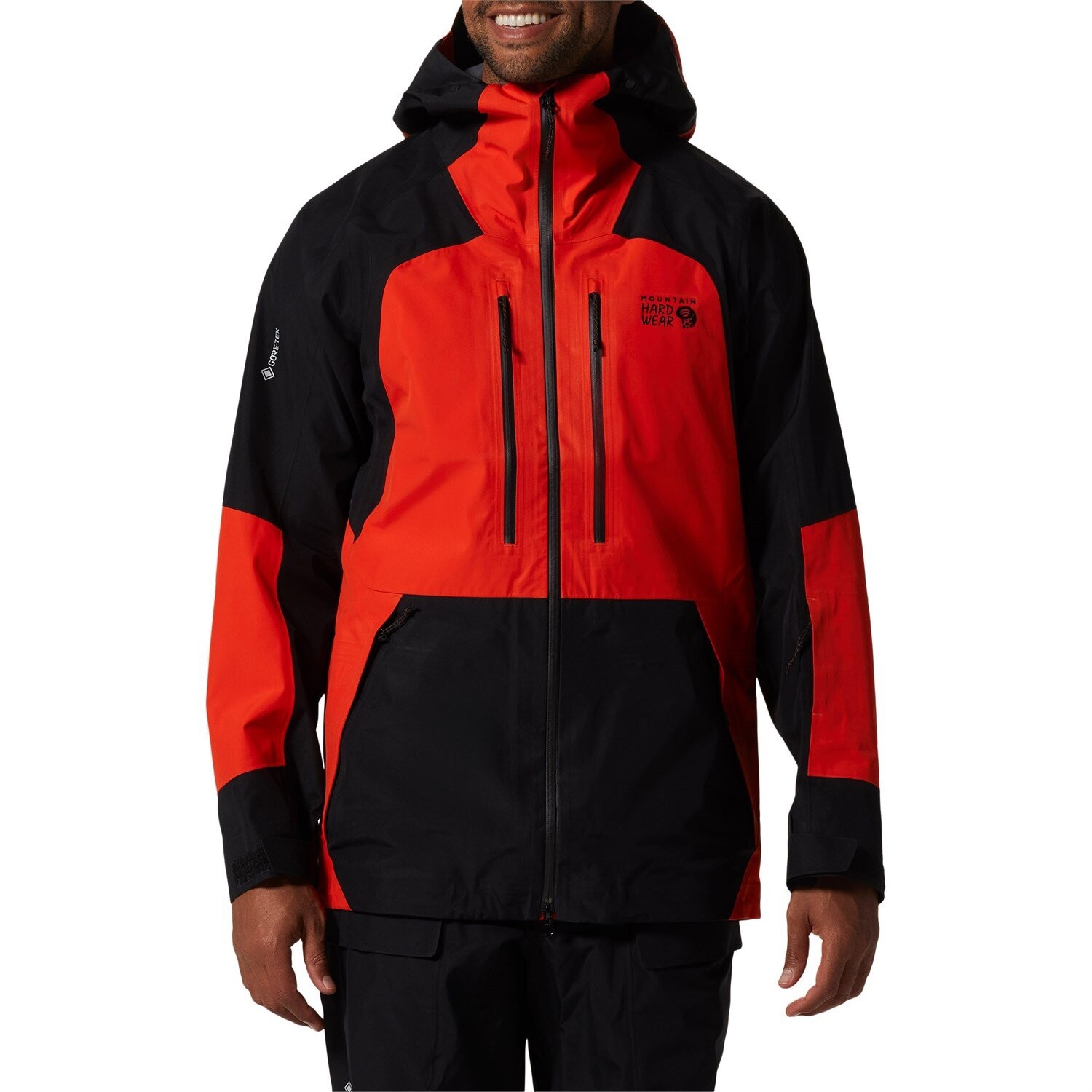 

Куртка Mountain Hardwear, красный / желтый