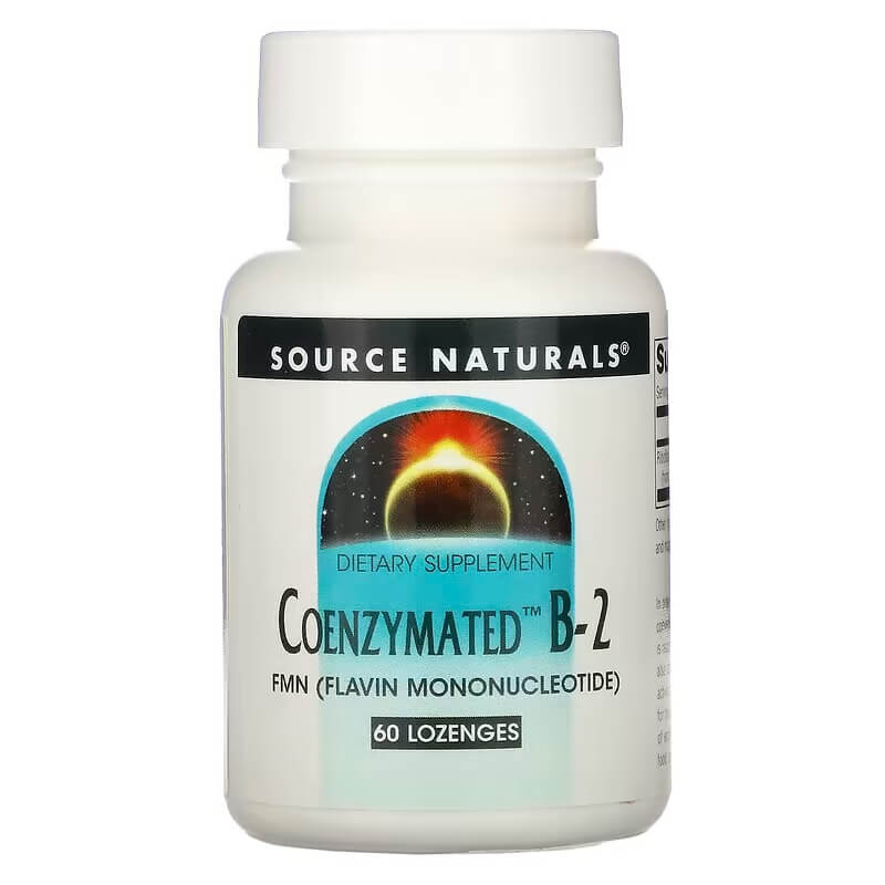 Коферментированный витамин В-2 Source Naturals, 60 таблеток коферментированный витамин в 1 source naturals 60 таблеток