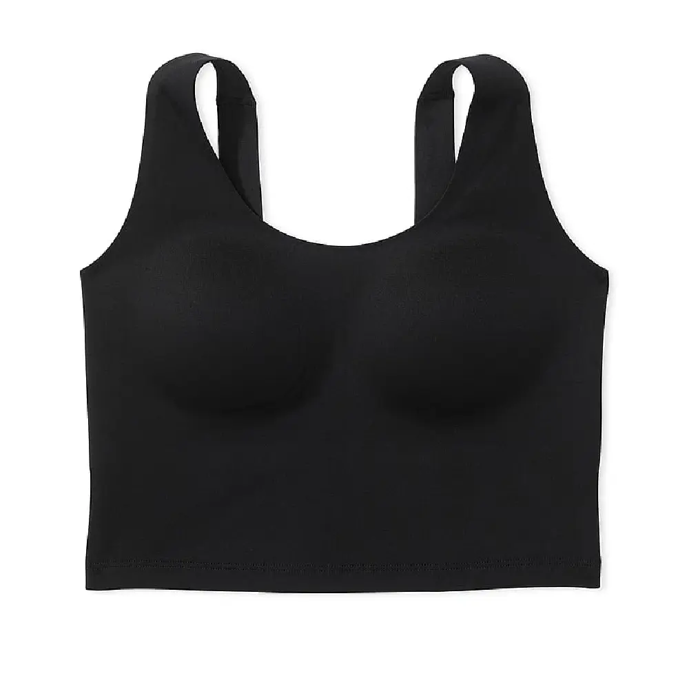 

Спортивный топ Victoria's Secret Pink Unwind Stretch Longline, черный