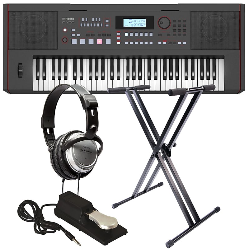 Roland E-X50 Arranger Keyboard KEY ESSENTIALS BUNDLE гидрогелевая пленка vivo x50 виво x50 на дисплей и заднюю крышку