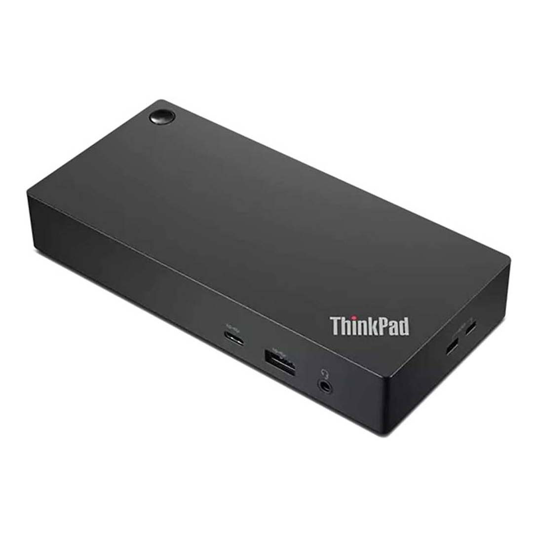 Док-станция Lenovo ThinkPad Universal USB-C Dock 40AY0090UK/40AY0090EU, черный док станция j5create powered mini usb c белый