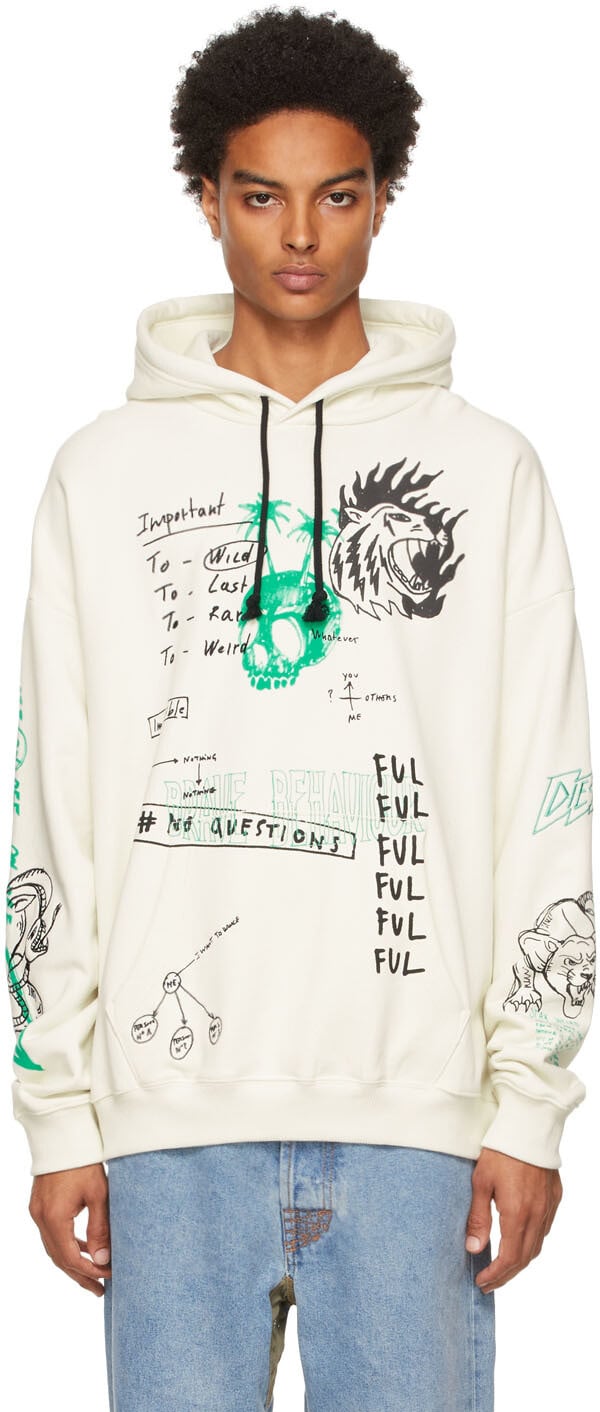 

Худи Off-White S-Ummer-B3 Diesel, Серый, Худи Off-White S-Ummer-B3 Diesel