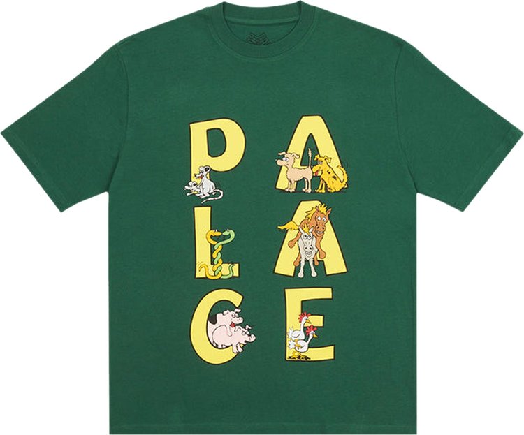 Футболка Palace Session T-Shirt 'Green', зеленый