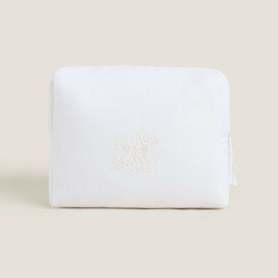

Косметичка Zara Home Embroidered Linen