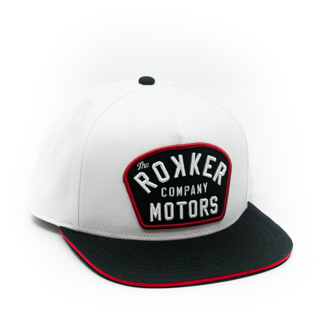 Кепка Rokker Motors Patch, белый/черный/красный кепка rockbros красный белый