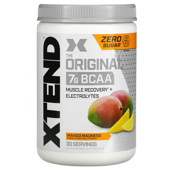 Аминокислоты BCAA Xtend со вкусом манго 7г, 420 г аминокислоты bcaa xtend со вкусом голубой малины 7г 420 г