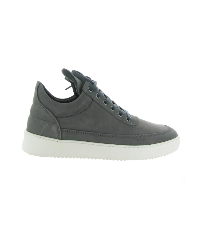 

Низкие кеды из нубука с изображением акулы Filling Pieces, серый