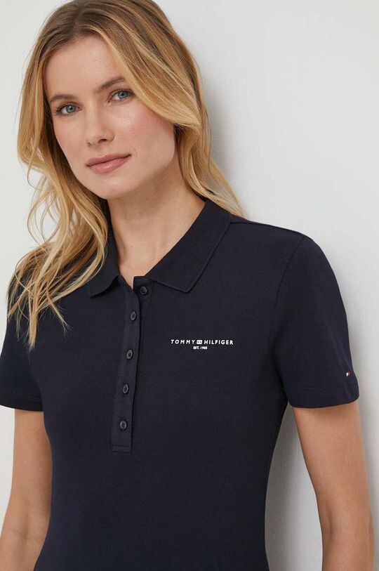 

Поло Tommy Hilfiger, темно-синий