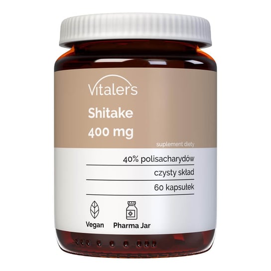 Шиитаке Vitaler's, (японские лиственные породы) 400 мг - 60 капсул