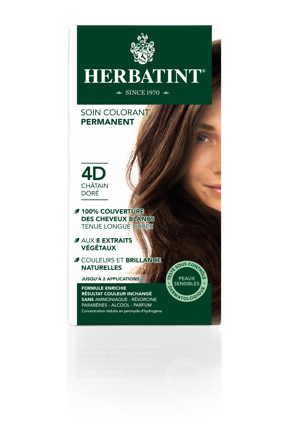 

Краска для волос Herbatint 4D Chatain Dore