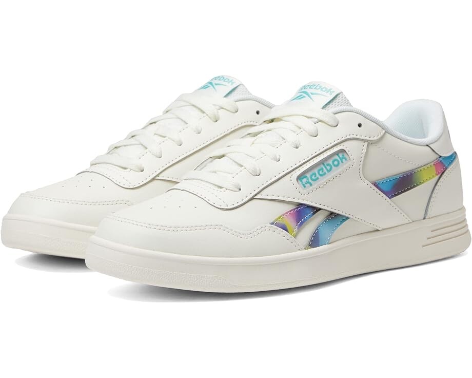 кроссовки reebok club c 85 цвет chalk semi classic teal Кроссовки Reebok Court Advance, цвет Chalk/Semi Classic Teal