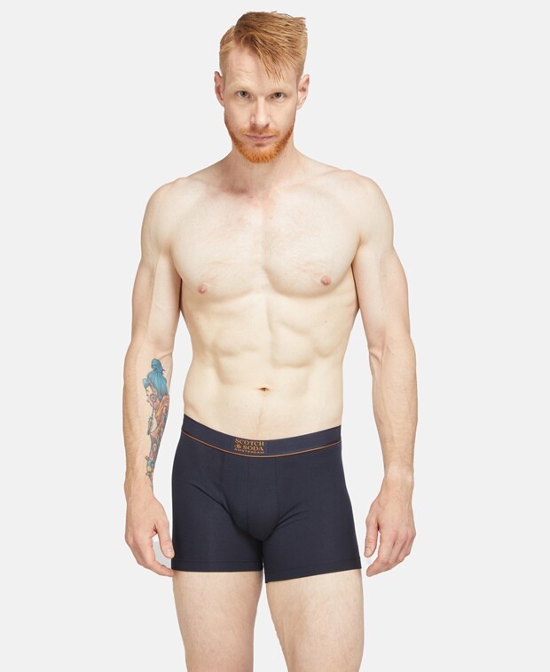 

Шорты-боксеры, комплект из 3 шт. Scotch & Soda, синий