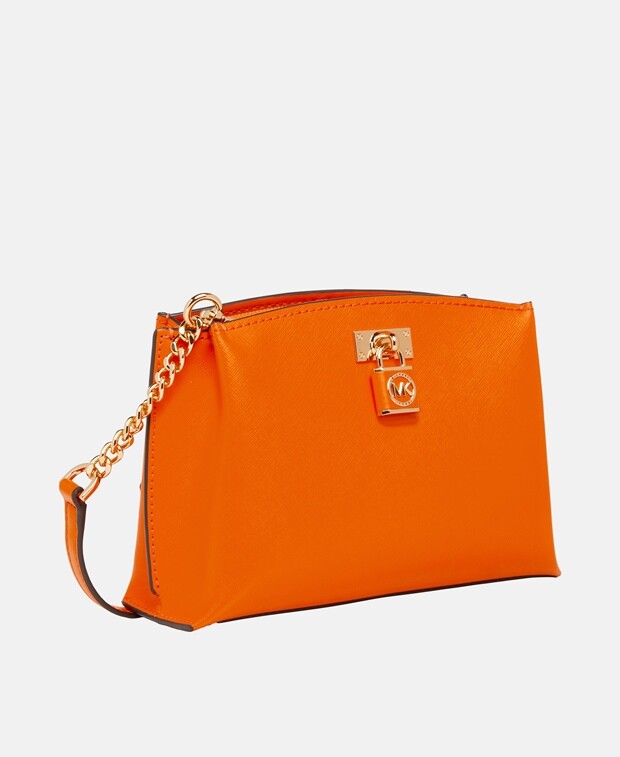 

Кожаная сумка через плечо Michael Michael Kors, оранжевый