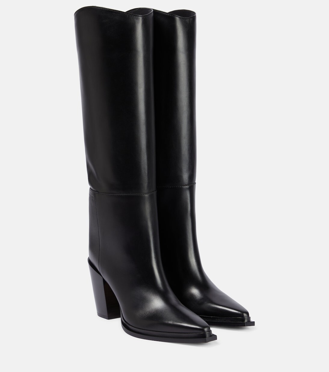 

Кожаные ботинки cece 80 до колена Jimmy Choo, черный