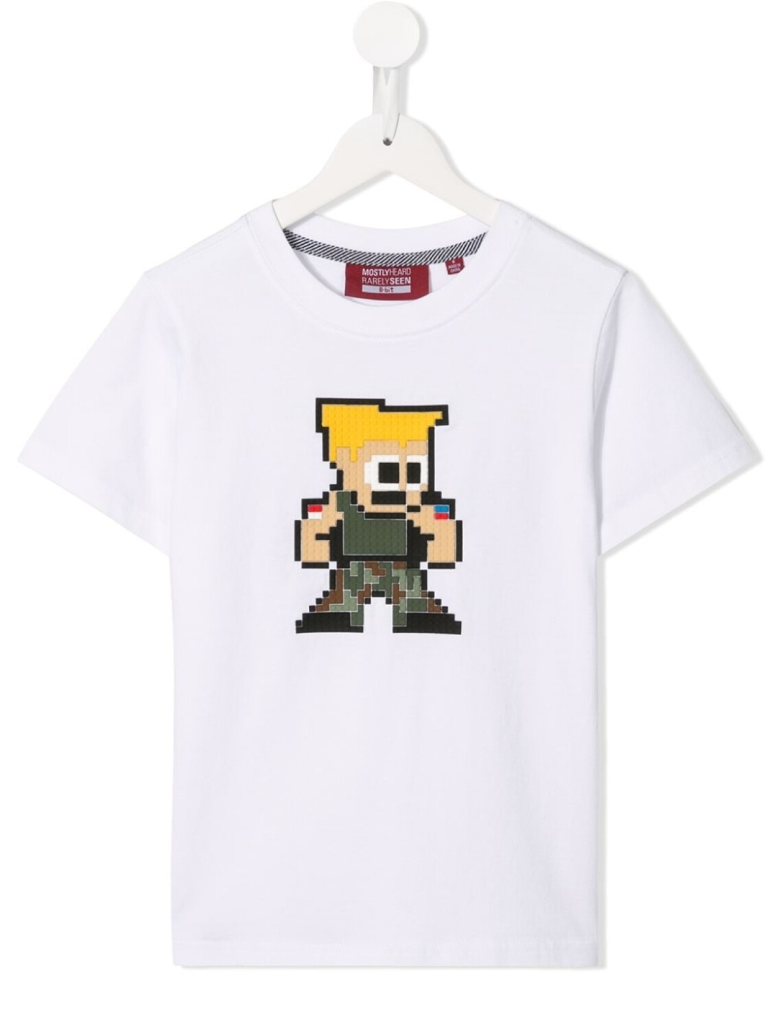 

Футболка с узором Mostly Heard Rarely Seen 8-Bit, белый