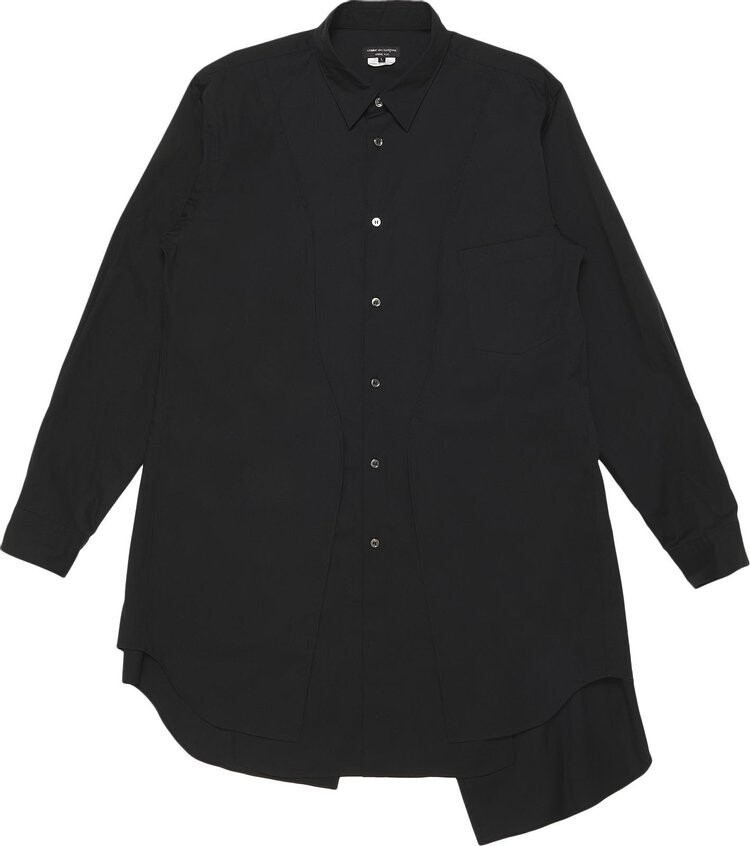 

Рубашка Comme des Garçons Homme Plus Hem Round 'Black', черный