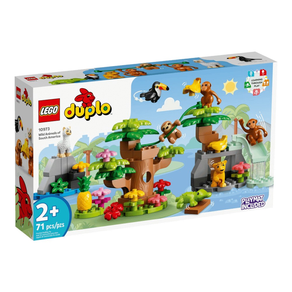 цена Конструктор LEGO DUPLO 10973 Дикие животные Южной Америки
