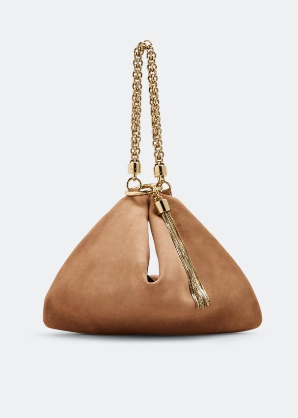 

Сумка JIMMY CHOO Callie bag, бежевый