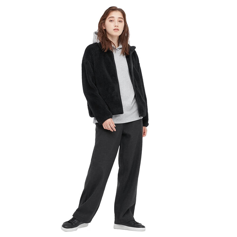

Куртка Uniqlo Fluffy fleece, черный