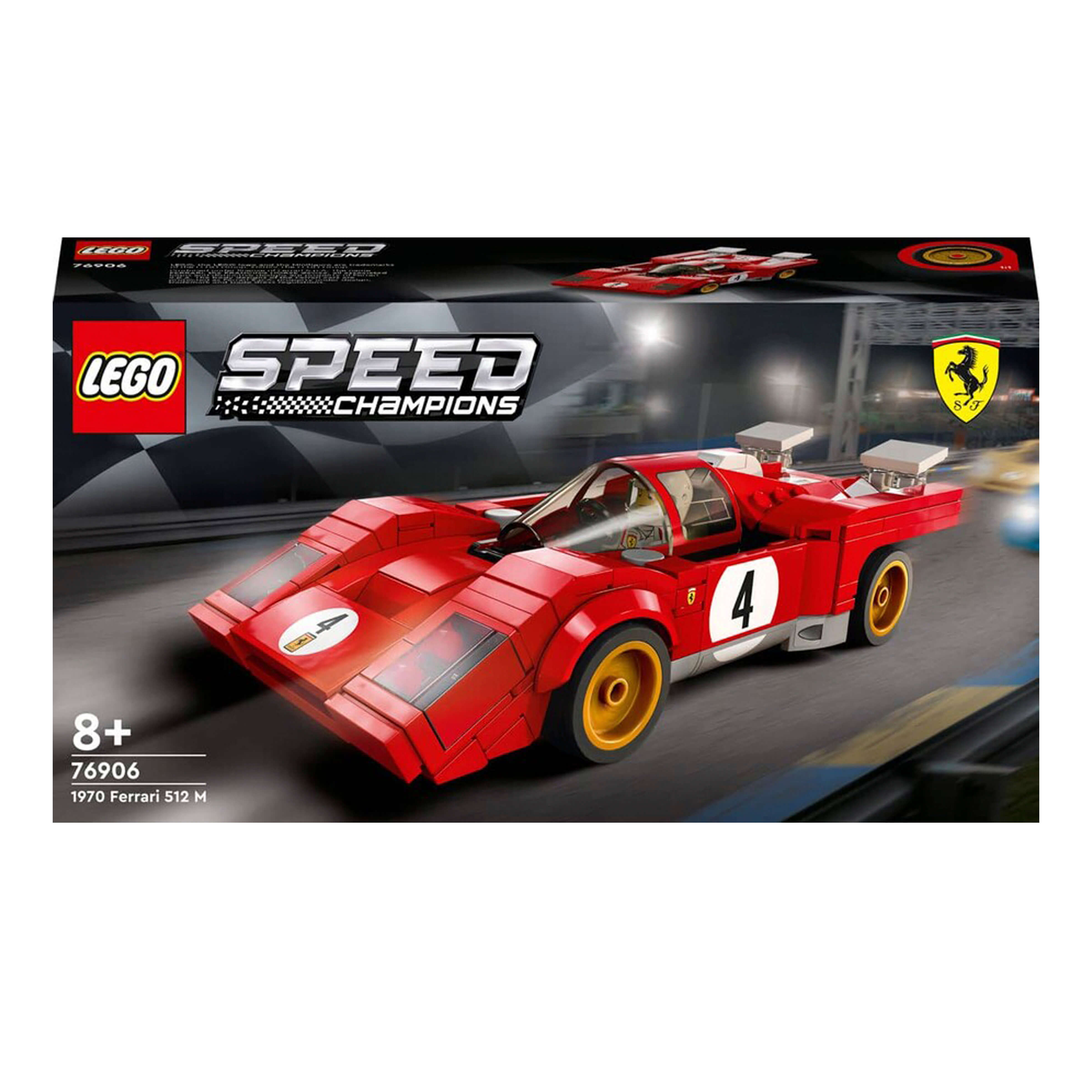 Конструктор LEGO Гоночный автомобиль 1970 Ferrari 512M, 291 деталь конструктор lego ferrari 812 competizione 261дет