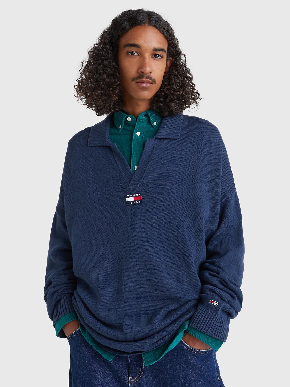 

Свитер скейт-поло Tommy Hilfiger, сумеречный флот