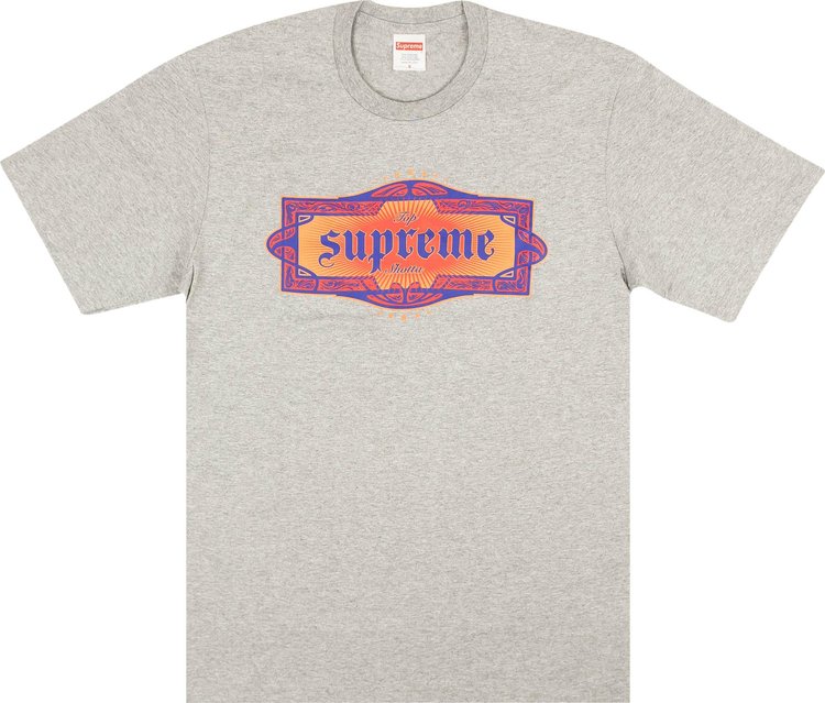 

Футболка Supreme Top Shotta Tee 'Heather Grey', серый