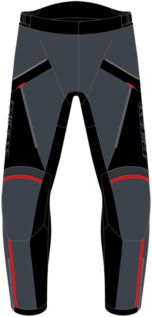 

Штаны Dainese Tempest 3 D-Dry мотоциклетные текстильные, серый/черный