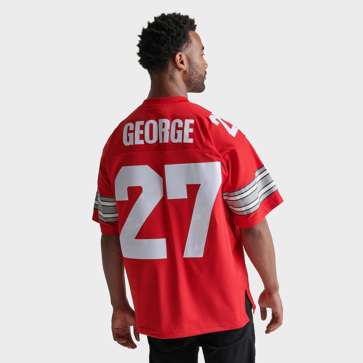 

Мужская футболка Mitchell & Ness Ohio State Eddie George 1995 Legacy Football Jersey, красный