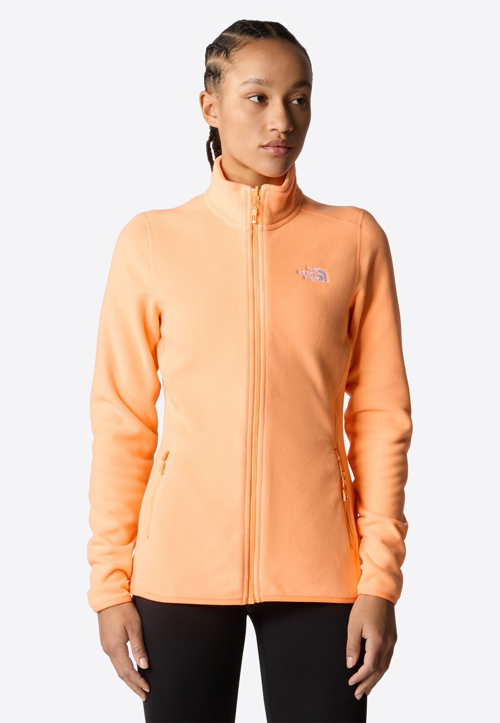 

Флисовая куртка 100 GLACIER The North Face, цвет bright cantaloupe