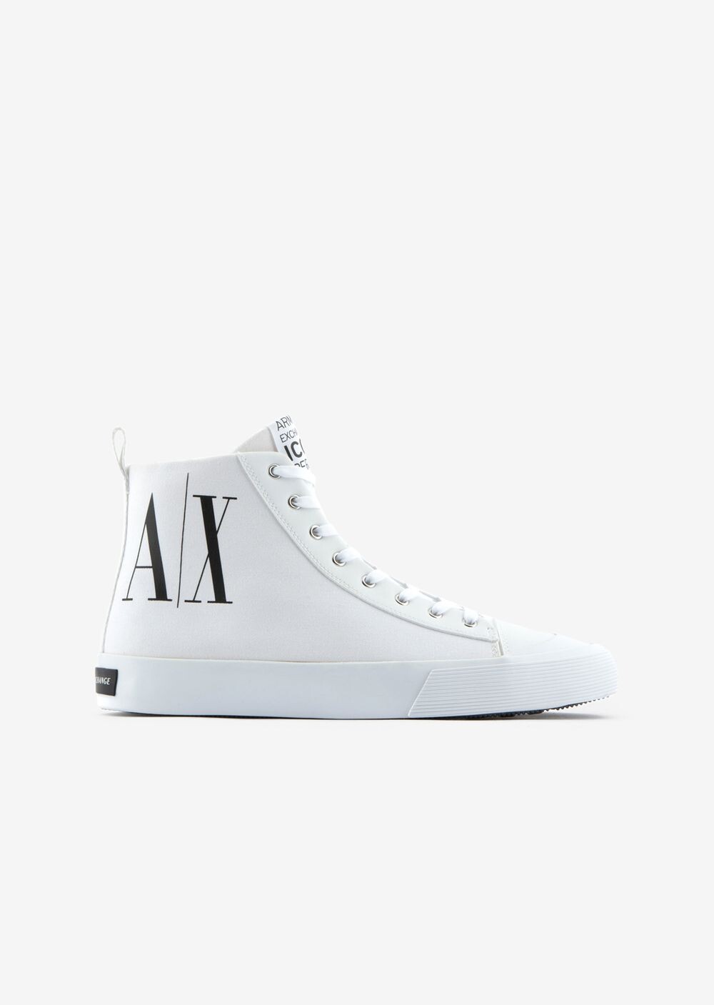 

Высокие кеды с логотипом Armani Exchange, белый