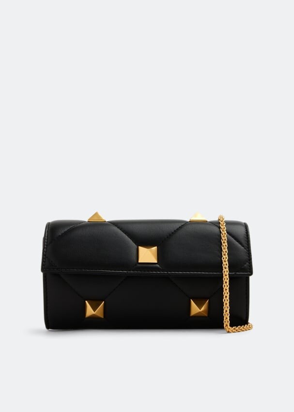 

Кошелек VALENTINO GARAVANI Roman Stud chain wallet, черный