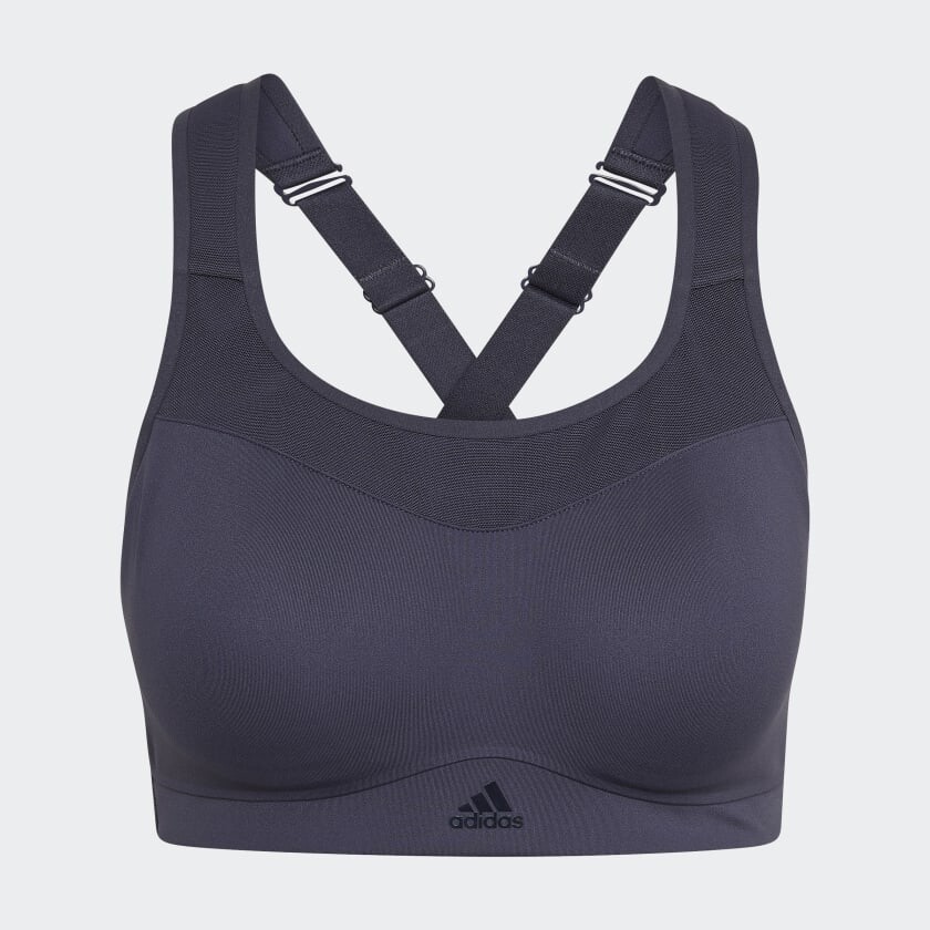 

Топ adidas TLRD Impact Training High-Support, темно-синий