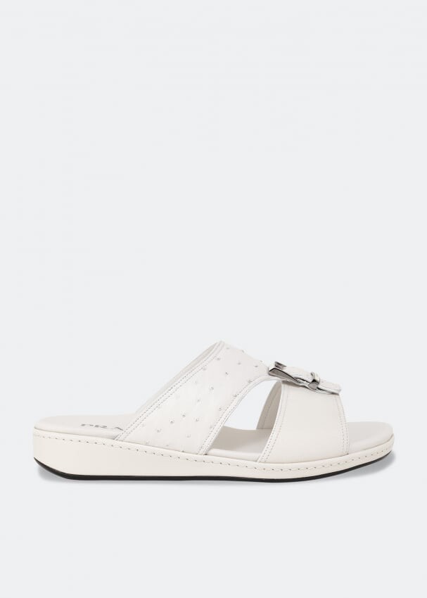 

Сандалии PRADA Arabic sandals, белый