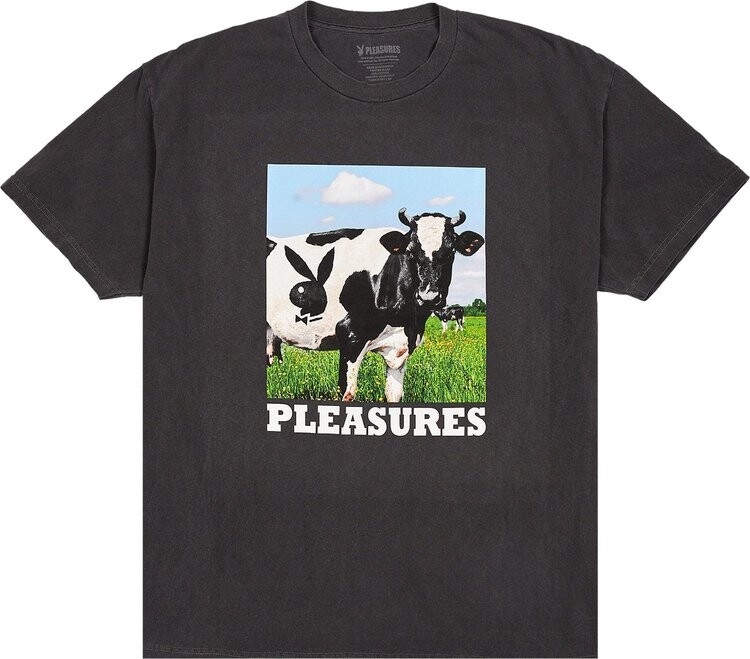 

Футболка Pleasures Moo T-Shirt 'Pepper', серый