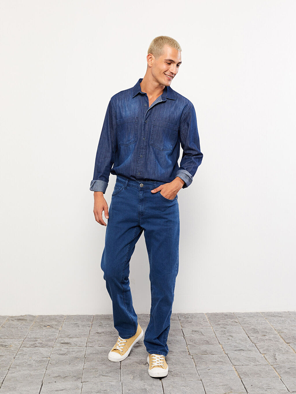 

Мужские джинсовые брюки 790 Comfortable Fit LCW Eco