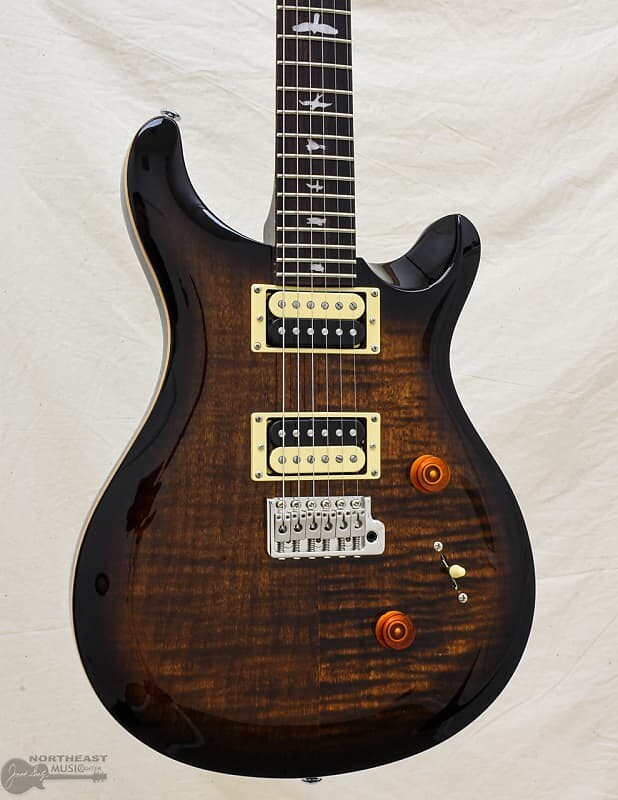 

PRS SE Custom 24 — Взрыв черного золота (серийный номер: 38805)