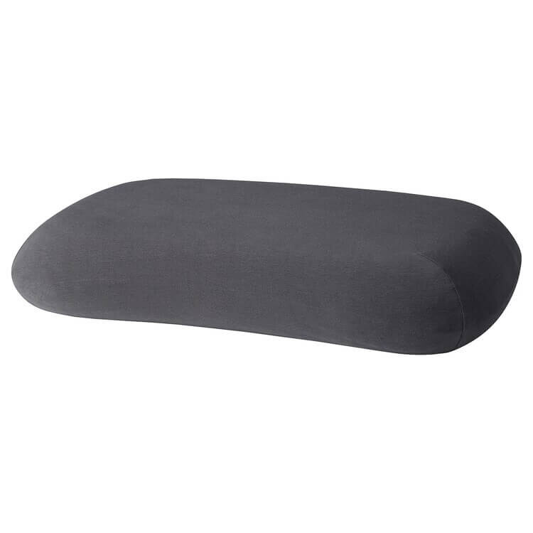 

Наволочка-чехол для эргономической подушки Ikea Tockenfly, 48*24, серый